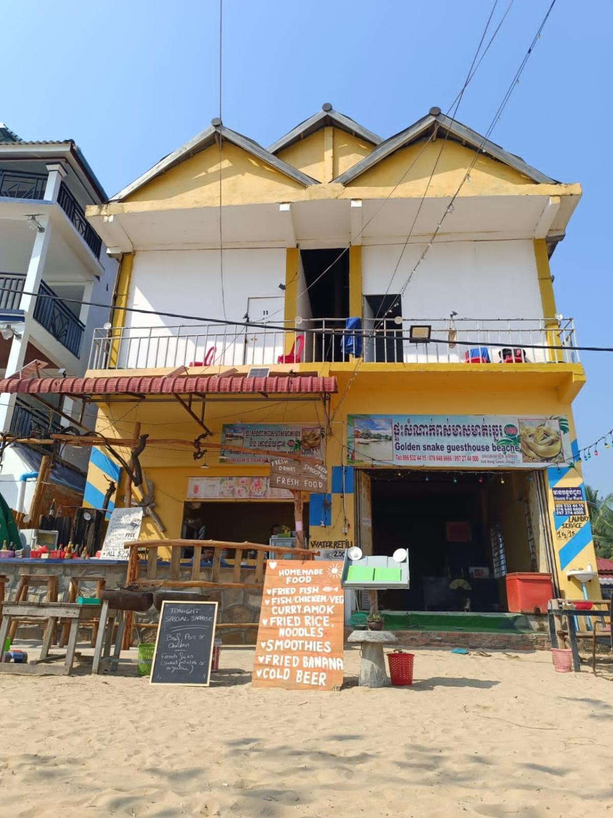 קו רונג סנלואם Golden Snake Guesthouse Beach מראה חיצוני תמונה